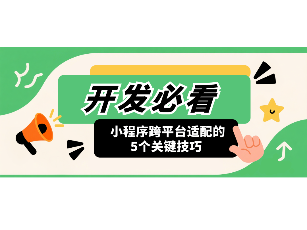 開(kāi)發(fā)必看！小程序跨平臺(tái)適配的5個(gè)關(guān)鍵技巧